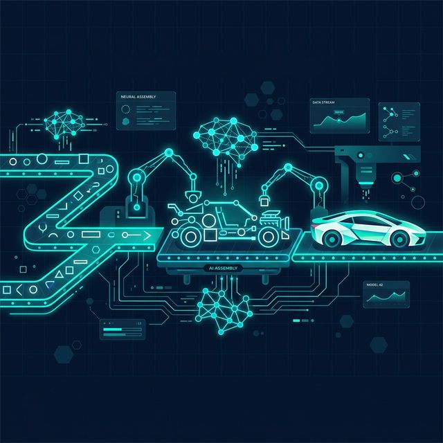 Neural Network Factory Analogy Thumbnail